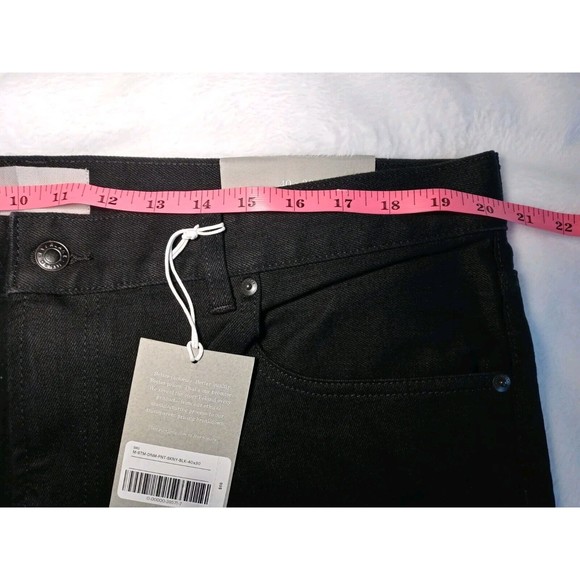 Everlane Black The Skinny Jean 5 Pocket Cotton Elastane Mens Size 40x30 NWT - Picture 6 of 10